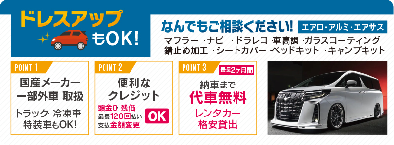 ドレスアップもOK！なんでもご相談ください！